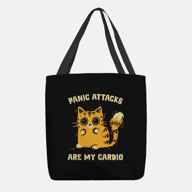 Panic Attacks Are My Cardio-None-Basic Tote-Bag-kg07