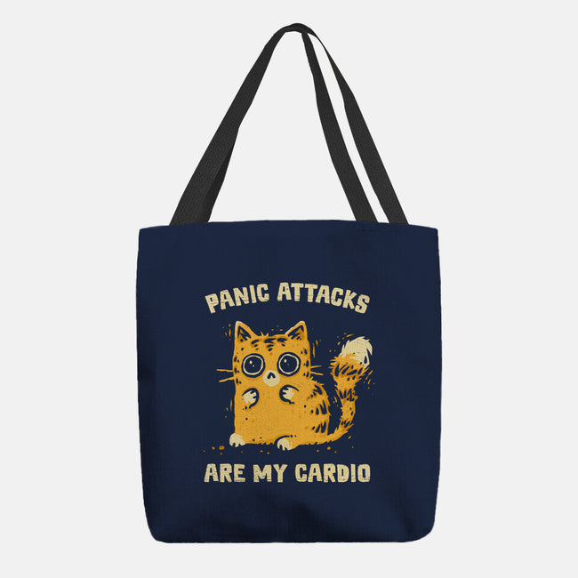 Panic Attacks Are My Cardio-None-Basic Tote-Bag-kg07