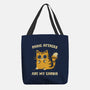 Panic Attacks Are My Cardio-None-Basic Tote-Bag-kg07