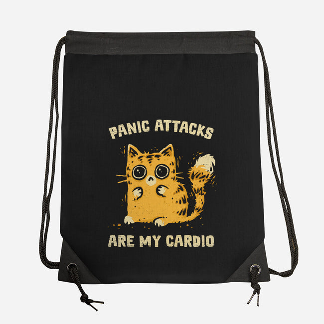 Panic Attacks Are My Cardio-None-Drawstring-Bag-kg07