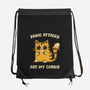 Panic Attacks Are My Cardio-None-Drawstring-Bag-kg07