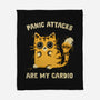 Panic Attacks Are My Cardio-None-Fleece-Blanket-kg07