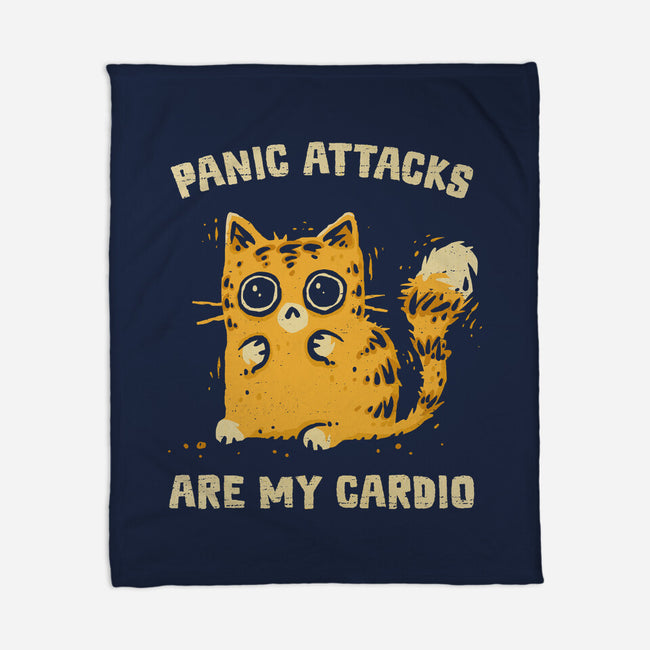Panic Attacks Are My Cardio-None-Fleece-Blanket-kg07