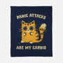 Panic Attacks Are My Cardio-None-Fleece-Blanket-kg07