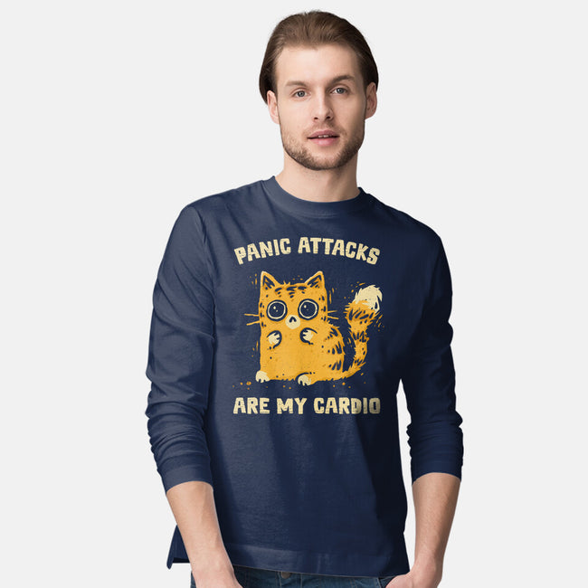 Panic Attacks Are My Cardio-Mens-Long Sleeved-Tee-kg07