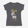 Protect Forests-Womens-V-Neck-Tee-sebasebi