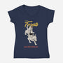 Protect Forests-Womens-V-Neck-Tee-sebasebi
