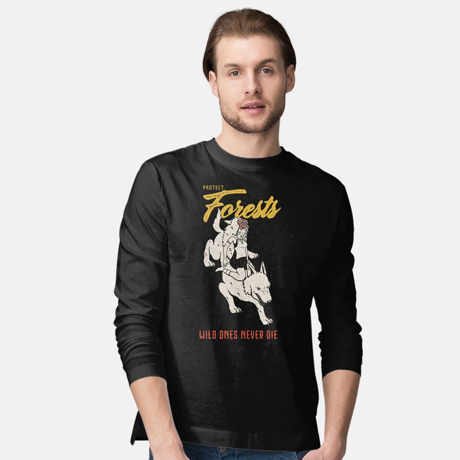 Protect Forests-Mens-Long Sleeved-Tee-sebasebi