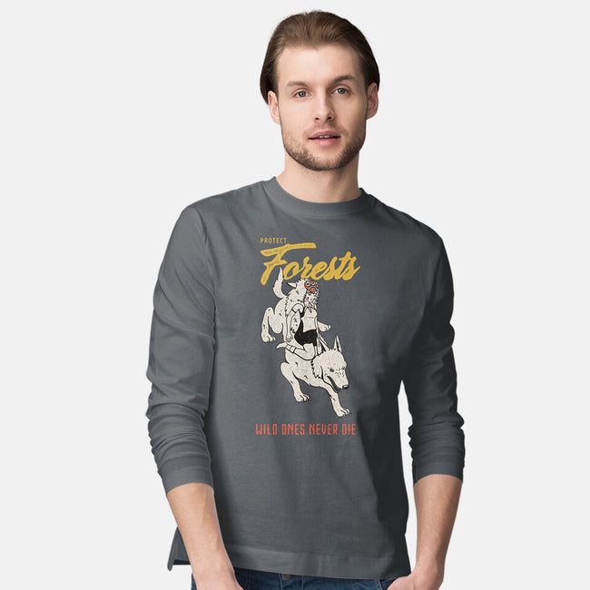 Protect Forests-Mens-Long Sleeved-Tee-sebasebi