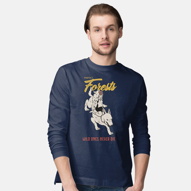 Protect Forests-Mens-Long Sleeved-Tee-sebasebi
