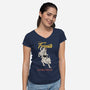 Protect Forests-Womens-V-Neck-Tee-sebasebi