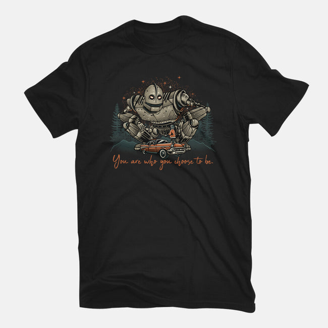 You Are Who You Choose To Be-Womens-Fitted-Tee-momma_gorilla