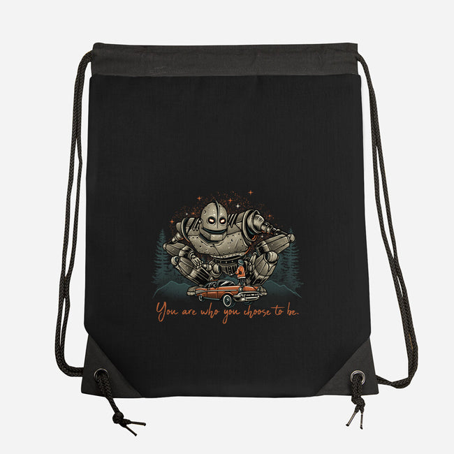 You Are Who You Choose To Be-None-Drawstring-Bag-momma_gorilla