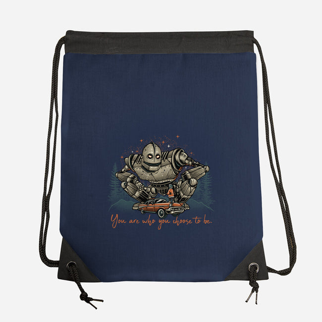 You Are Who You Choose To Be-None-Drawstring-Bag-momma_gorilla