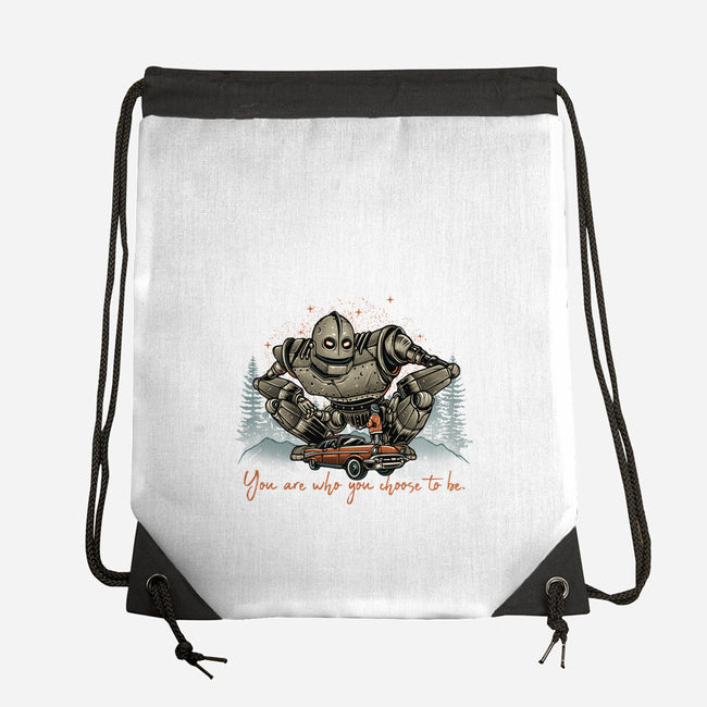 You Are Who You Choose To Be-None-Drawstring-Bag-momma_gorilla