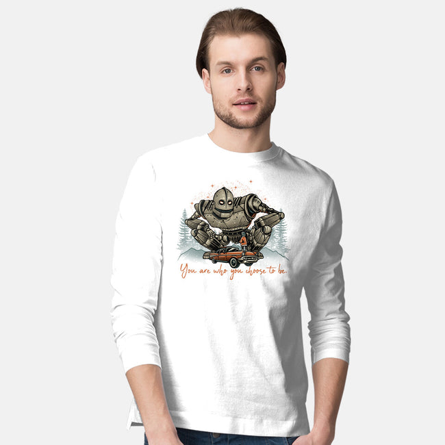 You Are Who You Choose To Be-Mens-Long Sleeved-Tee-momma_gorilla