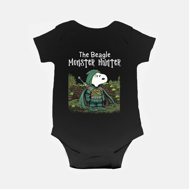 Beagle Monster Hunter-Baby-Basic-Onesie-P1yu5h