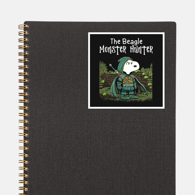 Beagle Monster Hunter-None-Glossy-Sticker-P1yu5h