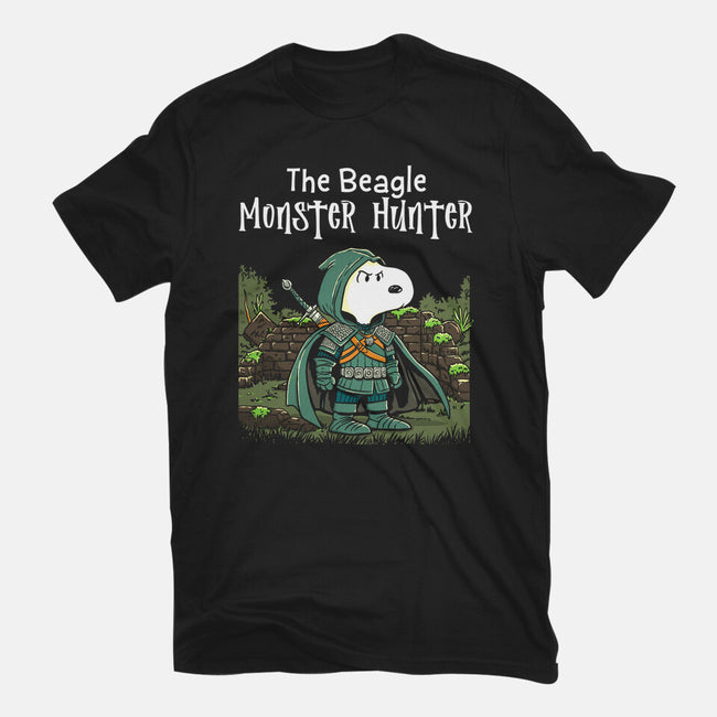 Beagle Monster Hunter-Mens-Heavyweight-Tee-P1yu5h