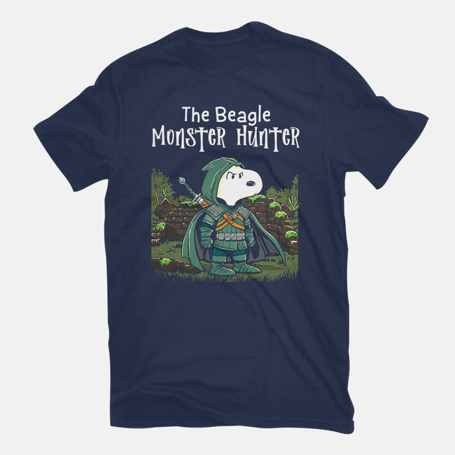 Beagle Monster Hunter-Mens-Heavyweight-Tee-P1yu5h