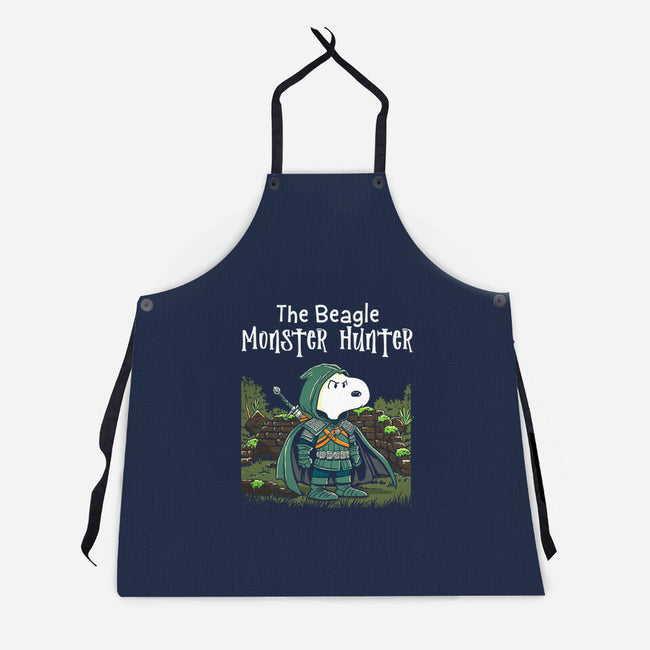 Beagle Monster Hunter-Unisex-Kitchen-Apron-P1yu5h