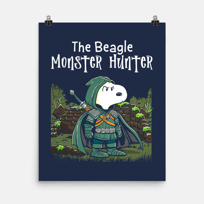 Beagle Monster Hunter-None-Matte-Poster-P1yu5h