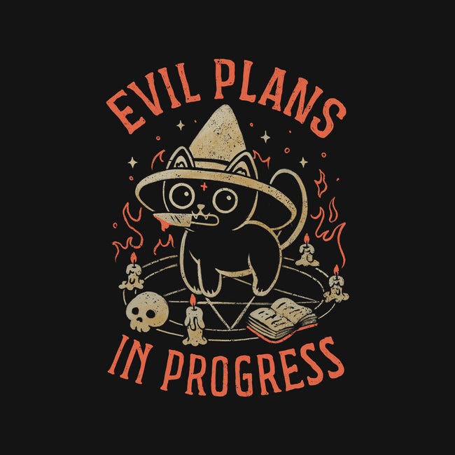 Evil Plans In Progress-Unisex-Basic-Tee-eduely