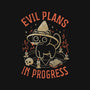 Evil Plans In Progress-Unisex-Basic-Tee-eduely