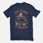 Evil Plans In Progress-Unisex-Basic-Tee-eduely