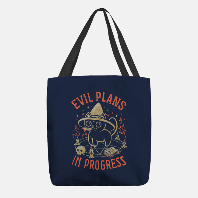 Evil Plans In Progress-None-Basic Tote-Bag-eduely