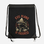 Evil Plans In Progress-None-Drawstring-Bag-eduely