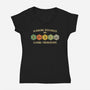 Hoarding Resources And Losing Friends-Womens-V-Neck-Tee-kg07