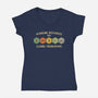 Hoarding Resources And Losing Friends-Womens-V-Neck-Tee-kg07