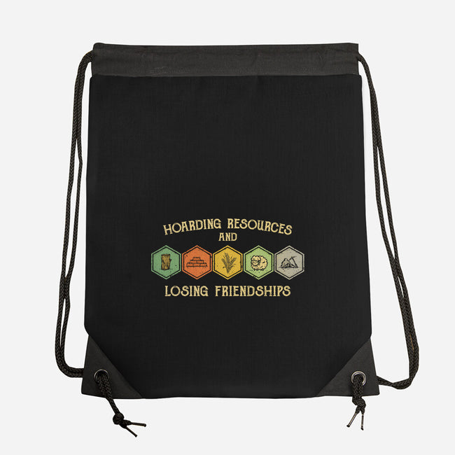 Hoarding Resources And Losing Friends-None-Drawstring-Bag-kg07