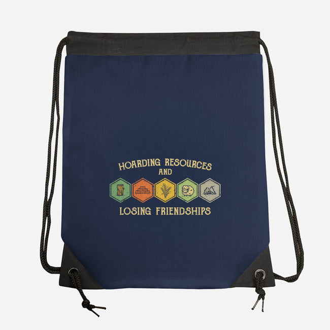 Hoarding Resources And Losing Friends-None-Drawstring-Bag-kg07