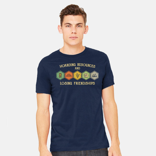 Hoarding Resources And Losing Friends-Mens-Heavyweight-Tee-kg07