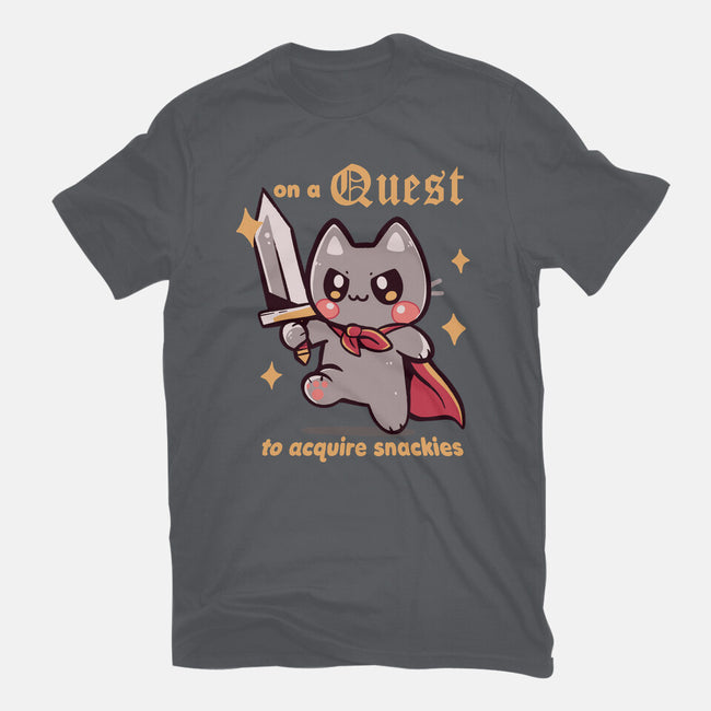 On A Quest To Acquire Snackies-Womens-Fitted-Tee-TechraNova