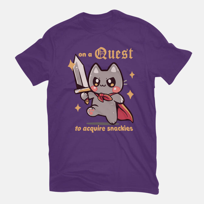 On A Quest To Acquire Snackies-Womens-Fitted-Tee-TechraNova