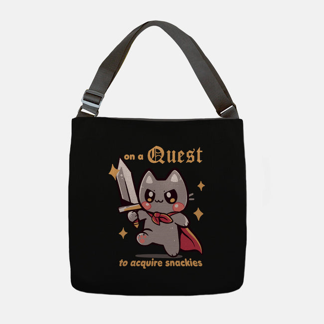On A Quest To Acquire Snackies-None-Adjustable Tote-Bag-TechraNova