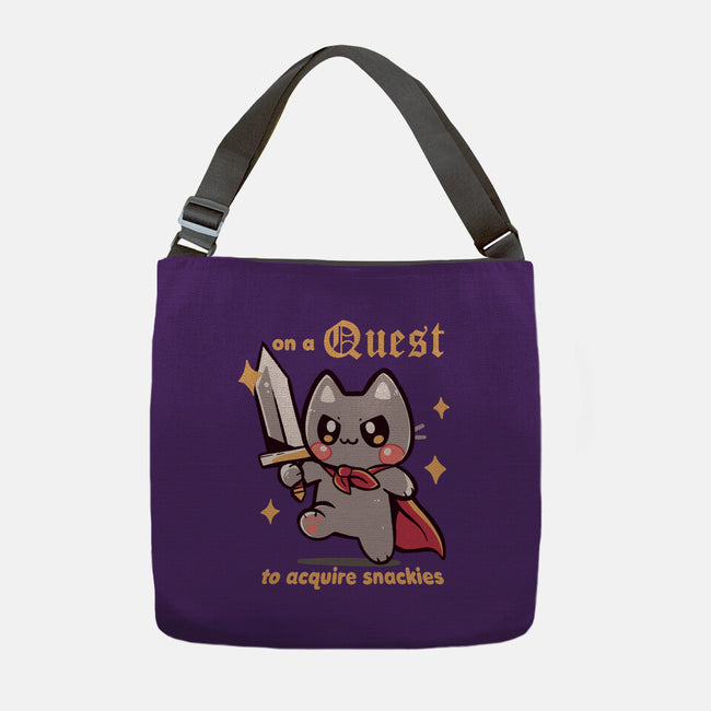 On A Quest To Acquire Snackies-None-Adjustable Tote-Bag-TechraNova