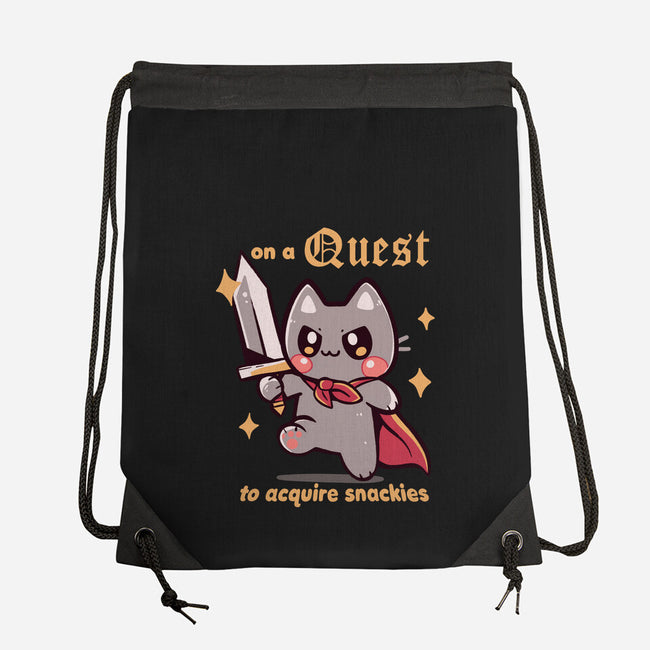 On A Quest To Acquire Snackies-None-Drawstring-Bag-TechraNova