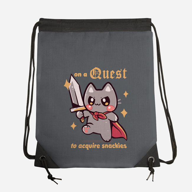 On A Quest To Acquire Snackies-None-Drawstring-Bag-TechraNova