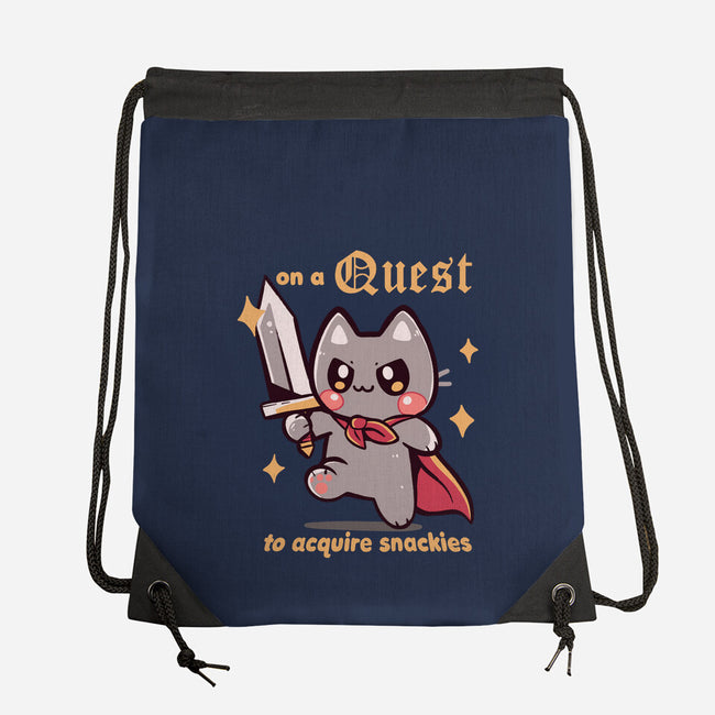 On A Quest To Acquire Snackies-None-Drawstring-Bag-TechraNova