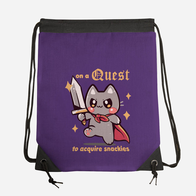 On A Quest To Acquire Snackies-None-Drawstring-Bag-TechraNova