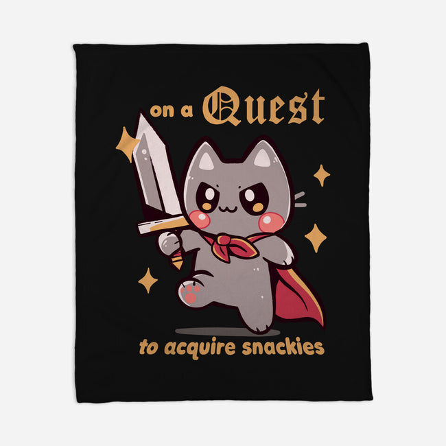 On A Quest To Acquire Snackies-None-Fleece-Blanket-TechraNova
