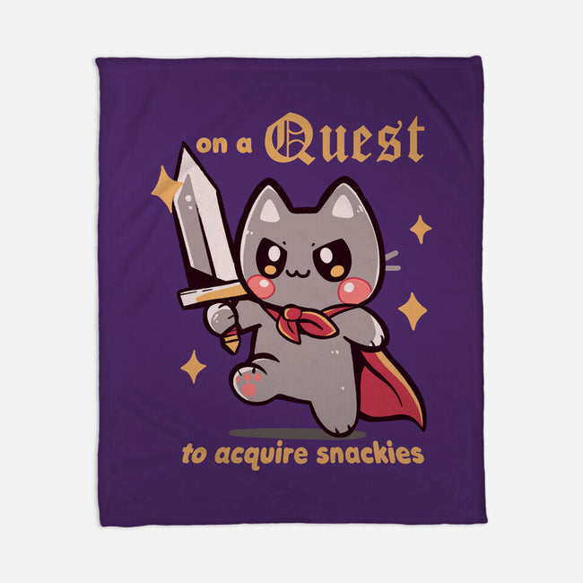 On A Quest To Acquire Snackies-None-Fleece-Blanket-TechraNova