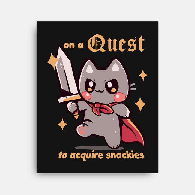 On A Quest To Acquire Snackies-None-Stretched-Canvas-TechraNova