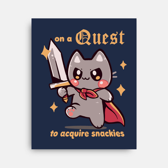 On A Quest To Acquire Snackies-None-Stretched-Canvas-TechraNova