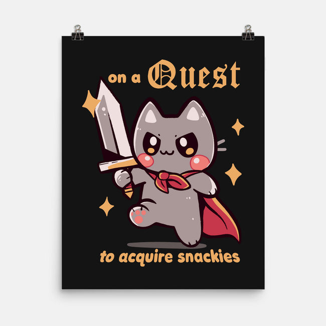 On A Quest To Acquire Snackies-None-Matte-Poster-TechraNova