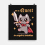On A Quest To Acquire Snackies-None-Matte-Poster-TechraNova